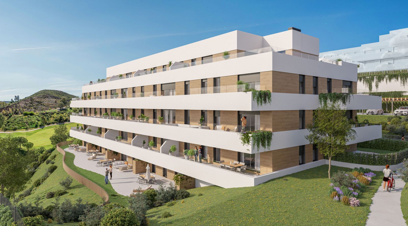 1 Bed Middle Floor Apartment in Calanova Golf en Mijas, Apartamento