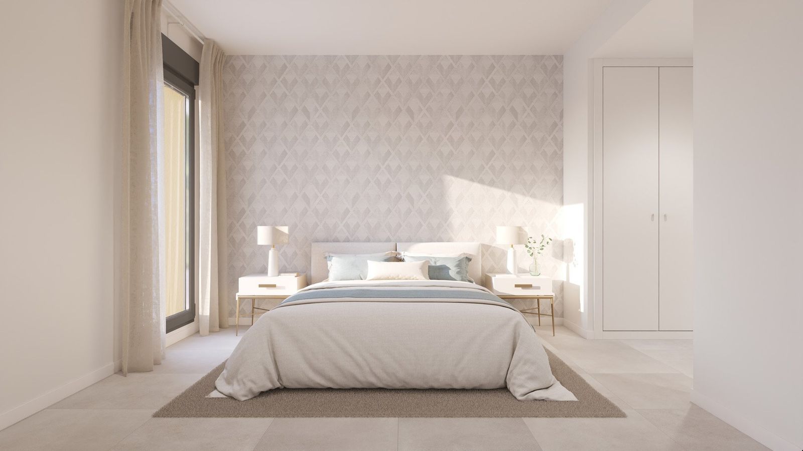 07 modern bedroom with large windows